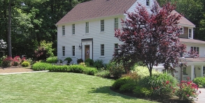 Beautiful foundation plantings